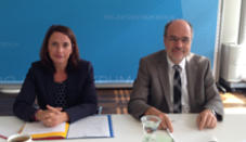 Dr. Cornelia Schu und Prof. 
Michael Becker-Mrotzek