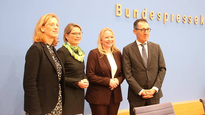 Minister:innen zufrieden: Prien, Hubig, Streichert-Pivot, Özdemir