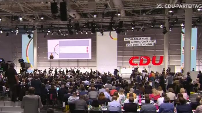 Abstimmung &uuml;ber die Quote (YouTube/CDU-Parteitag)