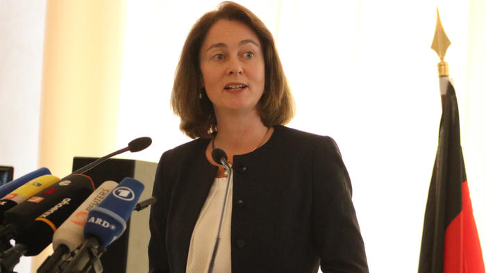 &bdquo;​Gleichstellung passiert nicht von allein", mahnte Bundesfrauenministerin Katarina Barley (SPD) beim frauenpolitischen Empfang in der Franz&ouml;sischen Botschaft in Berlin. - Bild: zwd