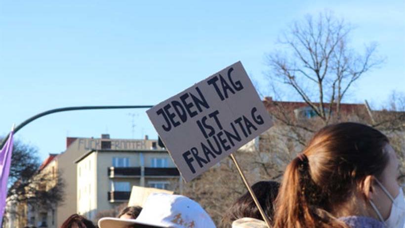 Demonstration zum internationalen Frauentag in Berlin Quelle: Eigenaufnahme
