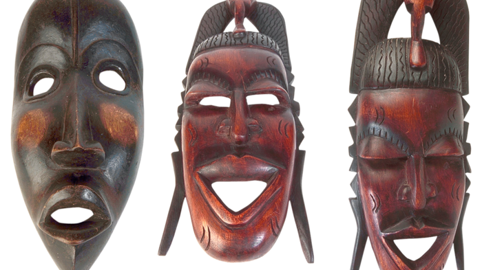 Afrikanische Masken aus Holz - Bild: pixabay / Alexander Lesnitsky